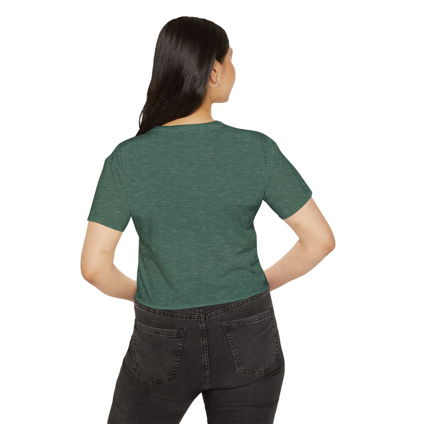 California Botanical Lungs Festival Crop Top - Nature-Inspired, Eco-Friendly Tee