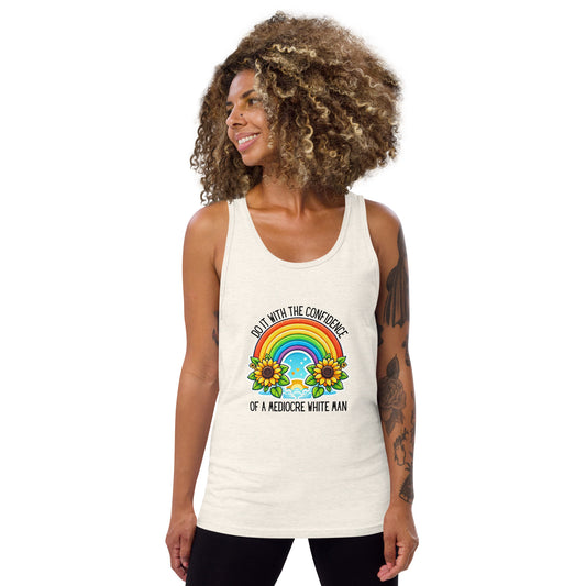 Mediocre white man confidence  Tank Top