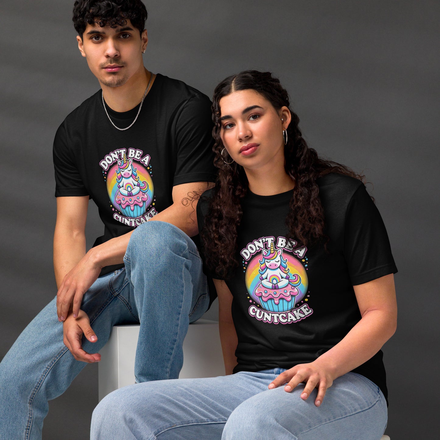 Don't be a cuntcake Unisex  eco t-shirt